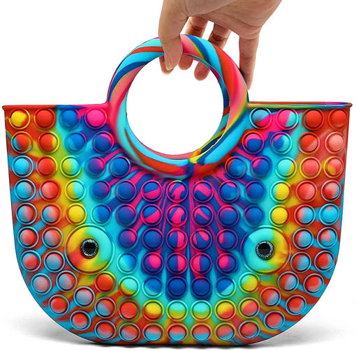 Picture of POPIT BAG RAINBOW TIE DYE LARGE